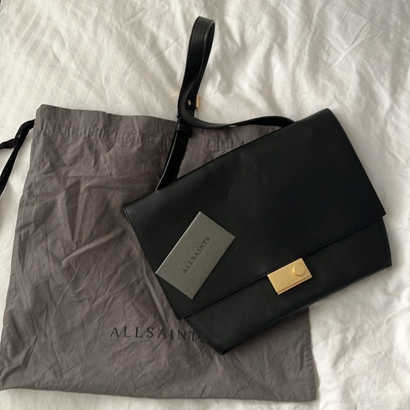 All Saints leather handbag - Picture 7 of 9